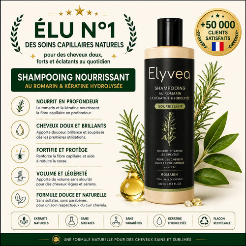 Elyvea Rosemary · Shampoing Croissance & Densité