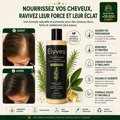 Elyvea Rosemary · Shampoing Croissance & Densité