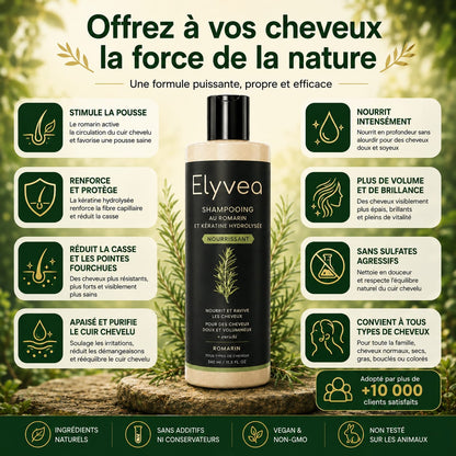 Elyvea Rosemary · Shampoing Croissance & Densité