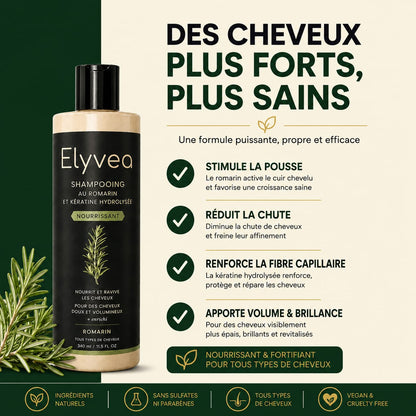 Elyvea Rosemary · Shampoing Croissance & Densité